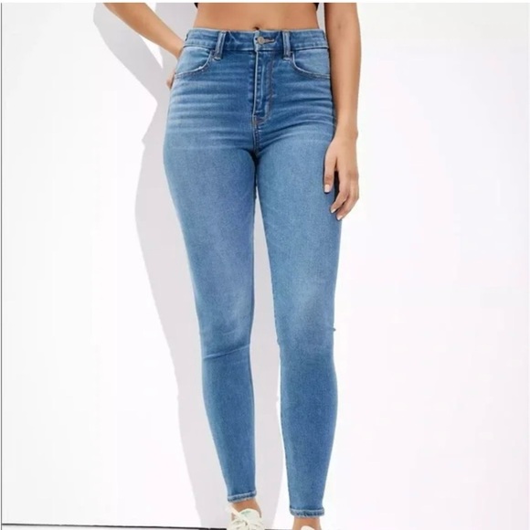 American Eagle Next Level Stretch Skinny Jeans size 6 - Picture 1 of 8